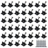 SGERUFZ Pack of 40 Back Wall Connectors, Drawer Wedges, Hanging