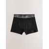 NEXT Pack of 10 Briefs, Black With Grey Waistband