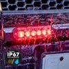 LAMPHUS PlanarFlash 6W Blue Red LED Surface Mount Police Grill