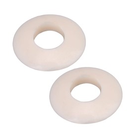 Lovermusic 14x6mm Plastic Washers with Screws Replacement for Guitar Open Gear Semiclosed Tuning Pegs Tuners Pack of 6