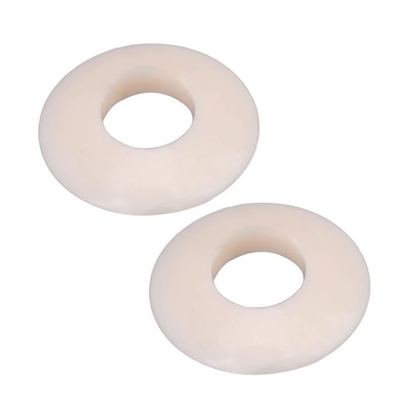 Lovermusic 14x6mm Plastic Washers with Screws Replacement for Guitar Open