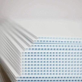 AWSK 10 Pack - Blank 18" x 24" Corrugated Plastic Lawn Signs - Stakes NOT Included