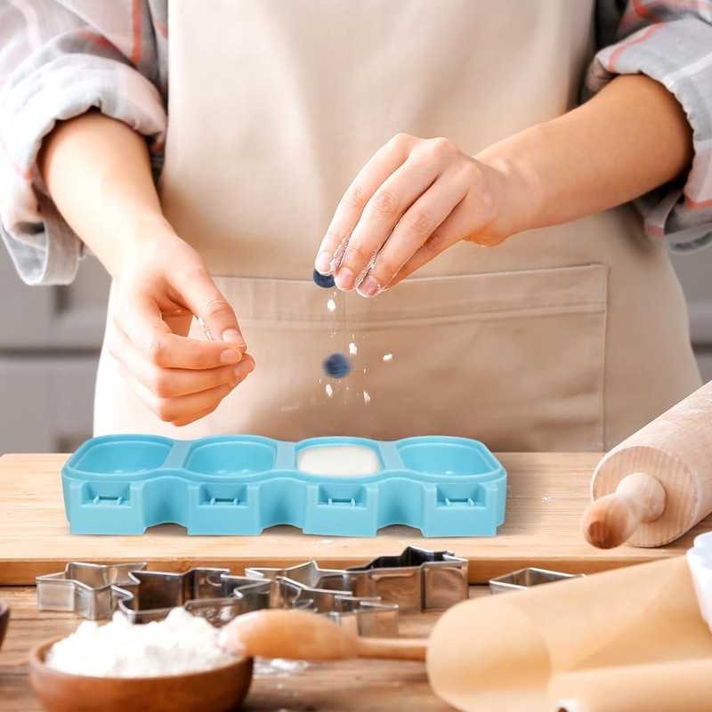 118 Silicone Ice Cream Mold Set with Lid and Stick