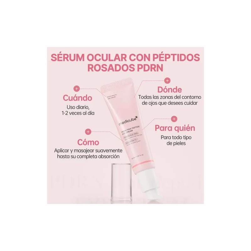 Medicube Crema Ojos Antiedad Iluminadora Pdrn Péptido 30ml