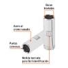 Truper D-1218-ML, Dado largos de 6 puntas mm, 18 mm,
