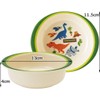 Skater M340 Melamine Bowl Dinosaurus, 9.2 fl oz (260 ml)