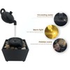 Tissting Tabletop Water Fountain Floating Teapot Indoor Waterfall Feature