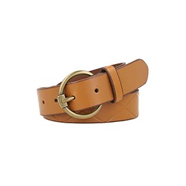 Frye Women's 32mm Leather Belt, Tan Emboss, X-Large