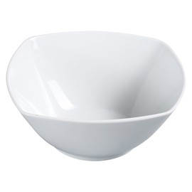 Yanco ML-405 5.25" Square Salad Bowl, 12 oz Capacity, Porcelain, Super White, Pack of 36