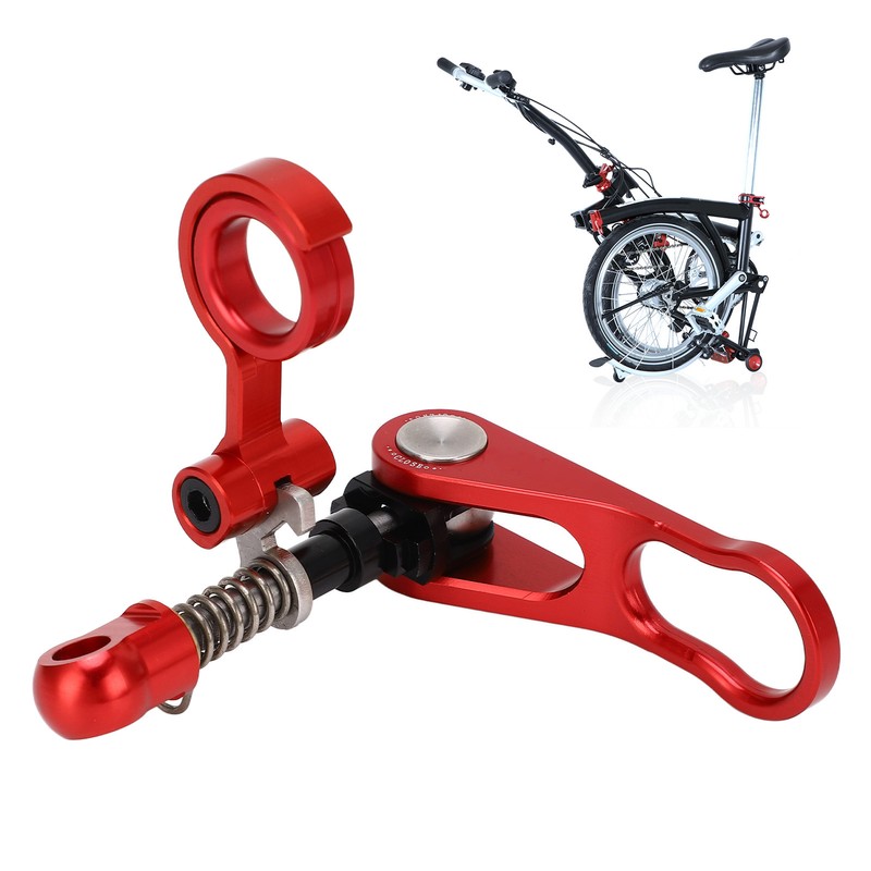 Quick Release Bike Seatpost Clamp Handle And Rear Frame Clip