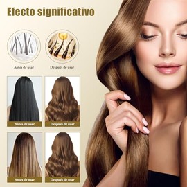 Hair Dye Shampoo, 3 in 1 Shampoo Cubre Canas 200ml, Cobertura de Canas Natural, Efecto Duradero, Champú Colorante para Cabello Hombre y Mujer. (Marrón