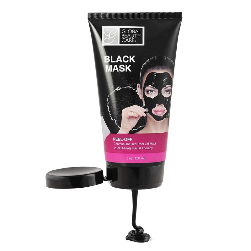 Global Beauty Care 5oz 150ml Black Peel Off Mask: Charcoal