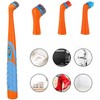 Electric Cleaning Brush with Household All Purpose 4 Brush Heads