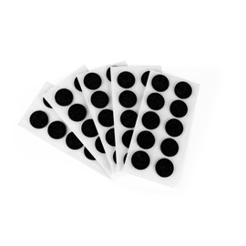 Furndiy Felt Furniture Pads for Hardwood Floors, Self-Adhesive Felt Pad for Chairs & Seat Legs, Easy Slide, Anti Scratch, Noise Stopper, Bumper & Buffer, Floor Protection - Based in USA - 0.8'' Black