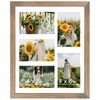 JCJMY 11x14 Collage Picture Frame with Mat, Display 5 Pcs