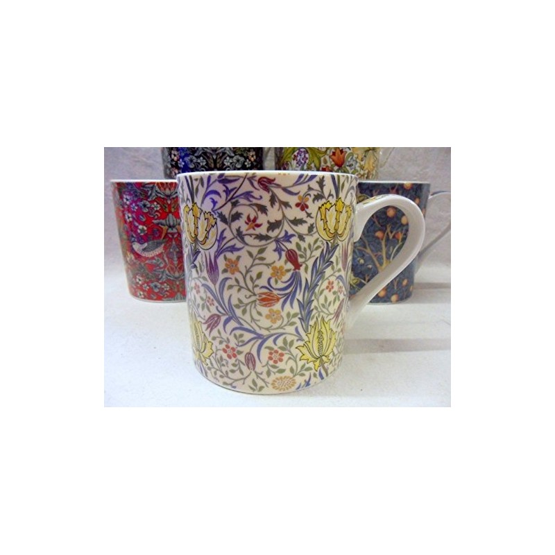 Set of 4 Extra Large China Mugs in Vintage William