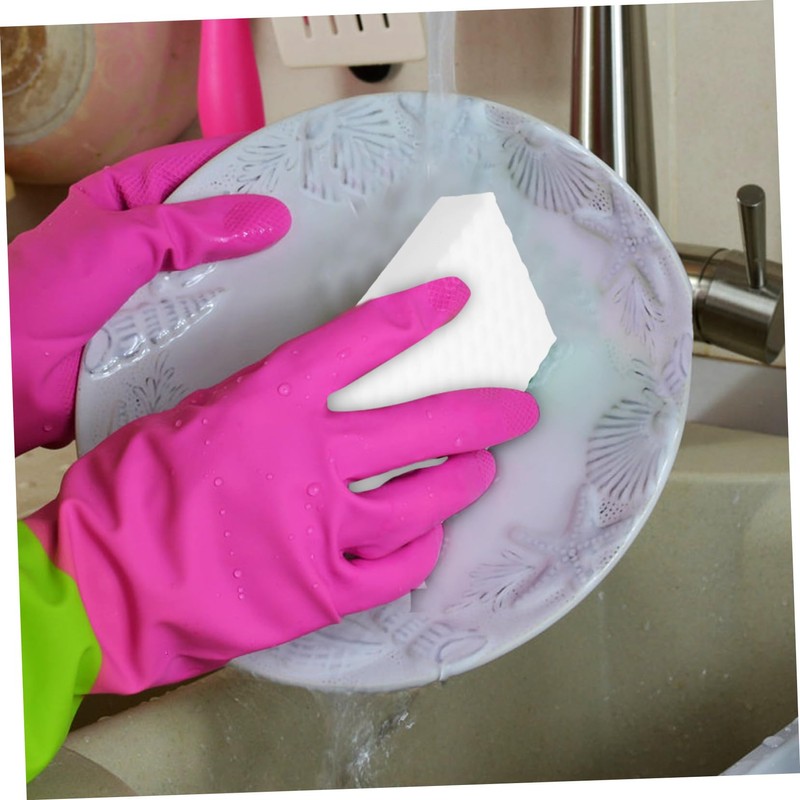 Baluue 12pcs Heavy Duty Kitchen Scrub Sponge for Efficient Dishwashing