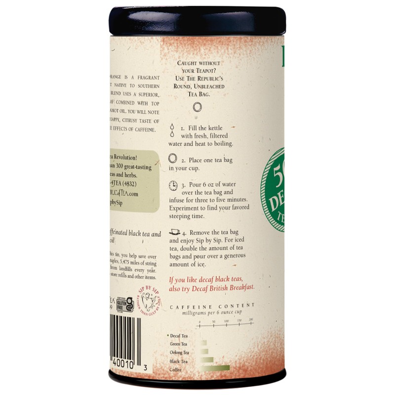 The Republic of Tea - Earl Greyer Decaf Tea, 50