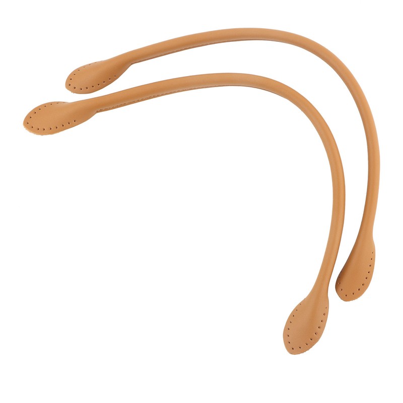2Pcs Genuine Leather Bag Straps Handle for DIY Hand Accessories