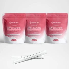 Natureland Disposable Plastic Vaginal Applicator: For Gel or Cream Products - Includes Dual Dosage Markings (Regular, 60, Count)