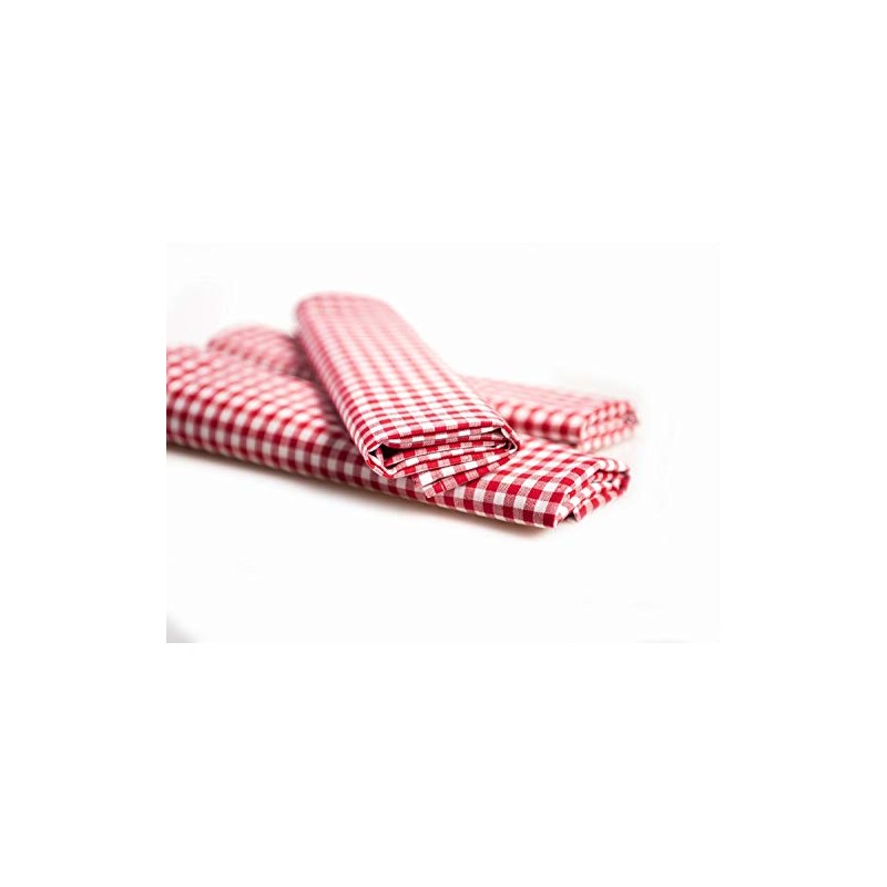 TextilDepot24 Country House Tablecloths 5 mm 100% Cotton 50 x