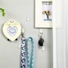 50 Pieces Plastic Hardwall Hanger Hooks, Non-Mark Hook, Concrete Hanging
