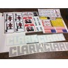 Clark New Clark forklift decal kit with safety decals.