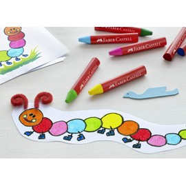 Faber-Castell 120011 wax crayons, assorted colours