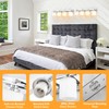 BrkNit 4 Light Modern Bathroom Light Fixtures Over Mirror, Chrome
