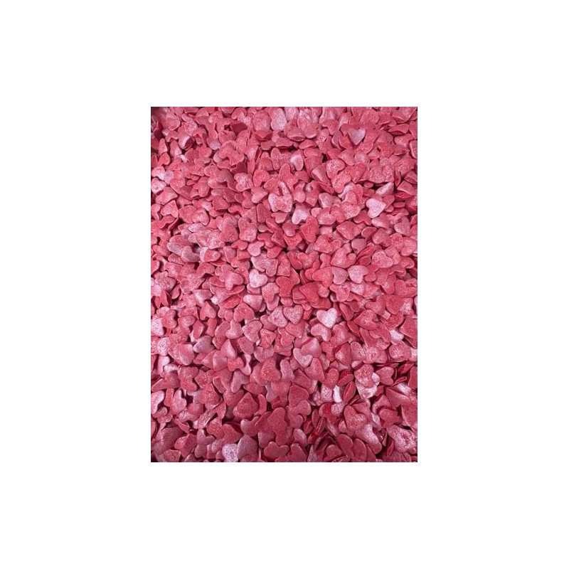 Granillo Comestible para Decoración de Postres, Tema San Valentín, Perlas
