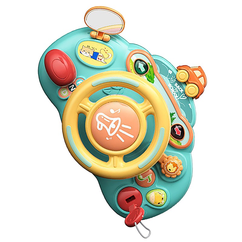 Simulation Steering Wheel Toy Interactive Educational Cute Ideal Gift Car