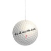 Round Golf Lovers Air Freshener - Fun Message and Golf