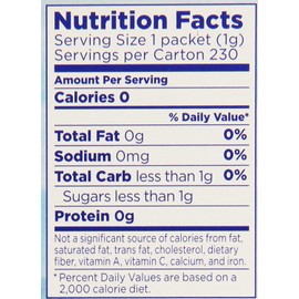 Equal Sweetener Packets 230-Count Packages (Pack of 12)