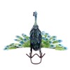 Metal Peacock Statue Realistic Easy DIY Assembly Beautiful Peacock Statue