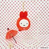Sekiguchi 603961 Miffy Lucky Daruma Mascot Key Chain H 4.7