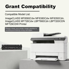 Myceke 118 Toner Cartridge Set: 4 Pack High Yield CRG 118 Cartridges Compatible for Canon 118 Toner Cartridge Work with ImageCLASS MF8580Cdw MF8380Cdw MF8350Cdn MF726Cdw LBP622Cdw MF641Cw Printer