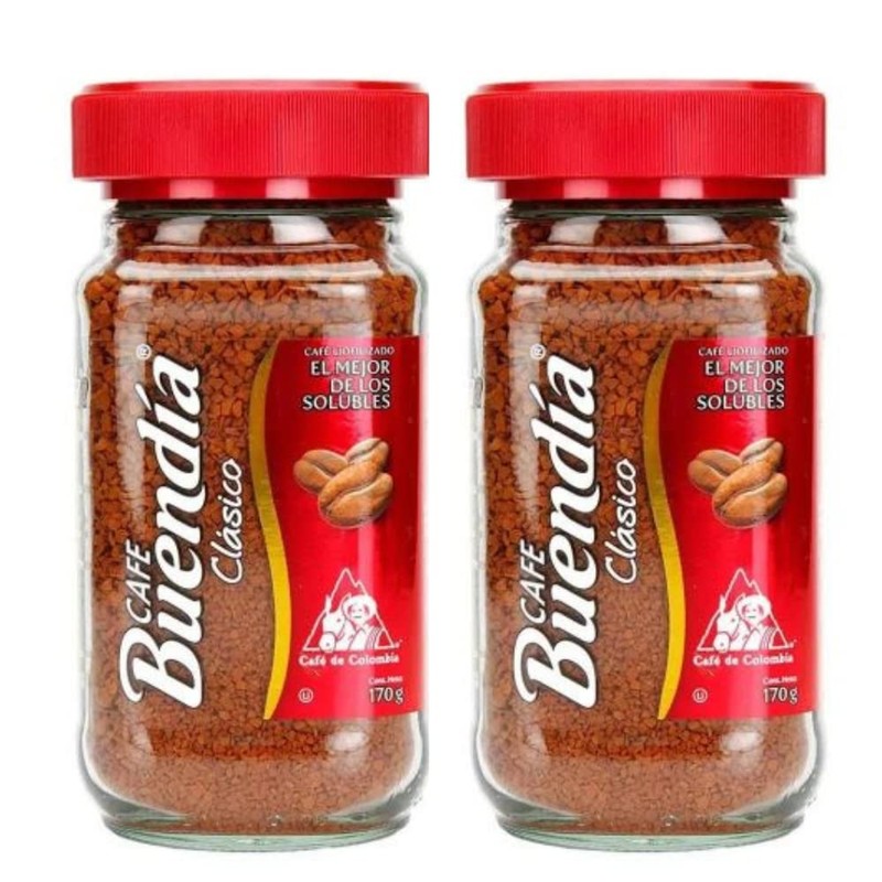 Buendia Instant Coffee Classic Coffee 100% Colombian Coffee- Café 2.9