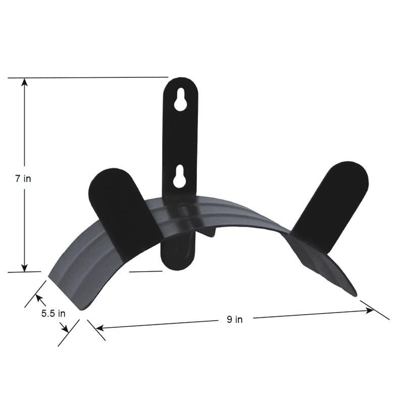 Heavy Duty Hose Hanger Black