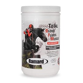 Ramard Muscle Builder & Blood Replenishment for Race Horses - Equine Electrolytes, Blood Builder, Muscle Up, Probiotics - High-Performance Powder Supplements - 2.3 lbs Jar (Size: 2.3 lbs)