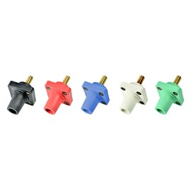 CLS40FRSB-ABCDE Camlok CLS16 Series Female Panel Mount 1.125" Threaded Stud (5 Pack Bundle)