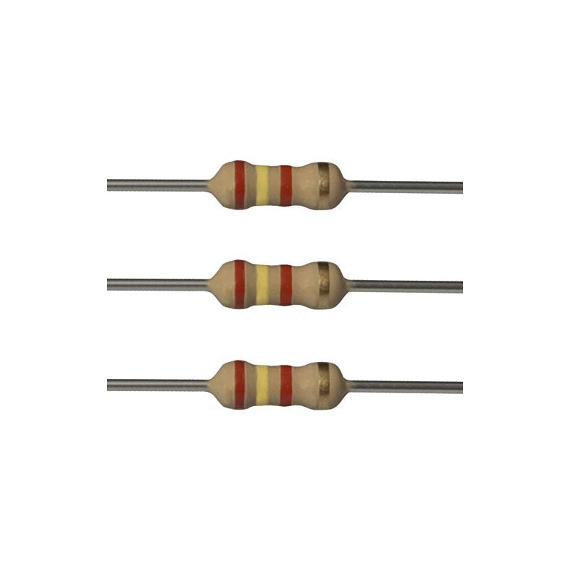 E-Projects 100EP5142K40 2.4k Ohm Resistors, 1/4 W, 5% (Pack of