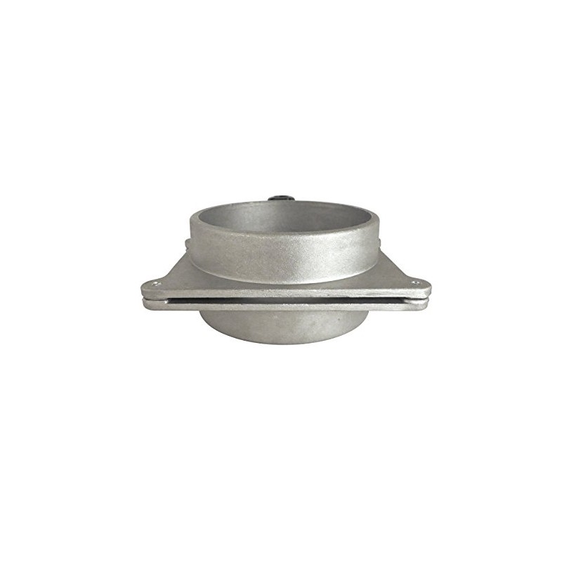 5" OD Self Cleaning No Clog Aluminum Blast Gate Cut