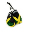 Hanging Car Mirror Mini Boxing Gloves (Jamaica)