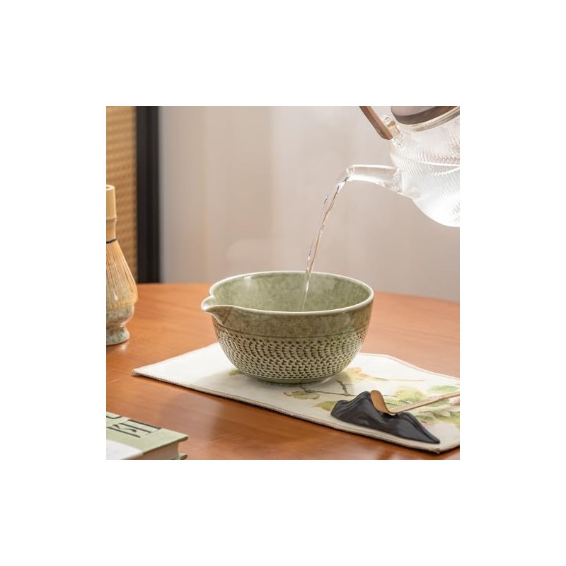 DWEHIXBUY juego de batidor matcha para ceremonia, accesorio de batidor
