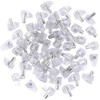 Tbestmax 5 mm Clear Shelf Support Pegs Cabinet Clips Holder Plastic Bookcase Self-Locking Pins for Kitchen Furniture Book Shelves 95 pcs