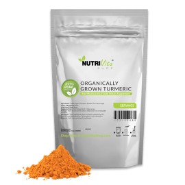 NVS 100% Pure Organic Turmeric Root Powder (Curcuma Longa) Vegan nonGMO USA