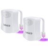 LAVAED Motion Sensor Toilet Night Light,8 Colors Changing Body Motion