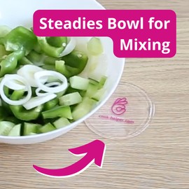 One-Handed Gadget to Secure Any Item, Open Jars & Bottles, Mix Food in A Bowl. Adaptive Equipment for One Hand—Great Gift Idea for Those with Weak or Injured Hands and Stroke Recovery. 3pcs x 3.14"