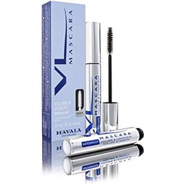 Mavala Mascara Volume & Length Waterproof, Midnight Blue, 0.32 Ounce
