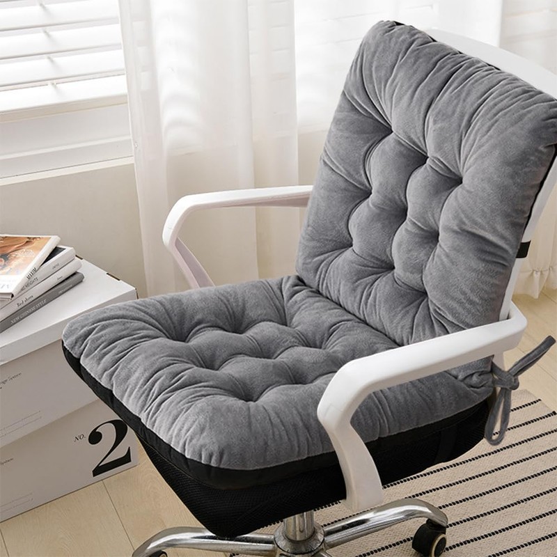MTICYL Desk Chair Cushion with Ties,Non-Slip Office Seat Cushion with